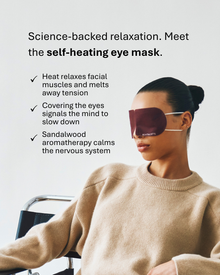 Self-Heating Eye Mask | Sandalwood